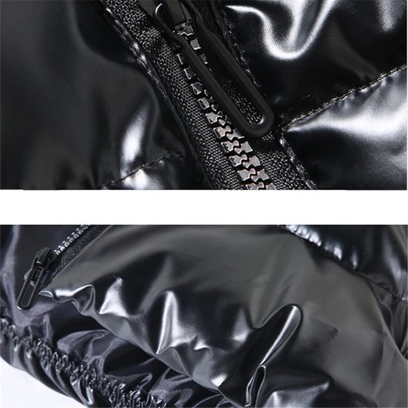 Vabaaja veekindlad sule puuvillased kerged vestid jacekts Korea soojad 4xl pesumantlid talve kapuutsiga läikivad varrukateta parkad naistele