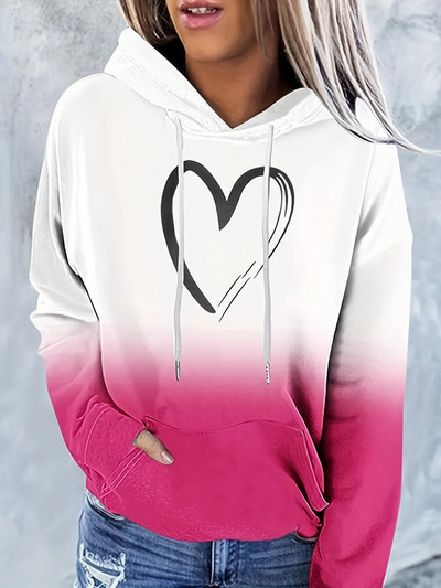 Στρώμα λουλουδιών Γυναικεία αθλητικά ρούχα 2023 Φθινοπωρινό νέο γυναικείο πουλόβερ με στρογγυλή λαιμόκοψη casual άνετο γυναικείο πουκάμισο μπάντα