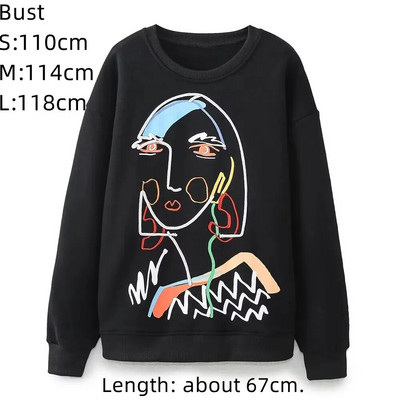 EDSA naiste vabaaja tüdrukute dressipluus 2023, uus moodne naiste ümarkaelus, pikkade varrukatega pleekinud efektiga kapuuts, šikk pullover