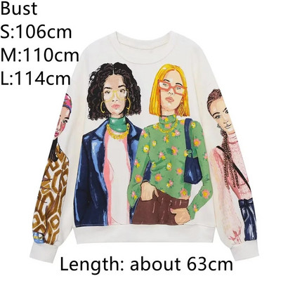 EDSA naiste vabaaja tüdrukute dressipluus 2023, uus moodne naiste ümarkaelus, pikkade varrukatega pleekinud efektiga kapuuts, šikk pullover