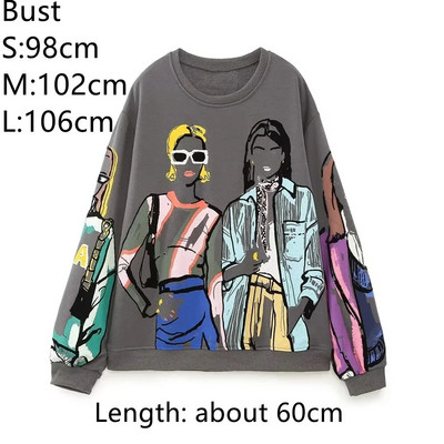 EDSA naiste vabaaja tüdrukute dressipluus 2023, uus moodne naiste ümarkaelus, pikkade varrukatega pleekinud efektiga kapuuts, šikk pullover