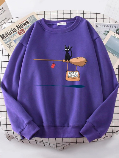 Miela katė, nenaudojama Spausdinti gobtuvai Moteriški laisvalaikio sportiniai drabužiai Vilna, šilta vilnonė megztiniai Laisvi gobtuvai rudeniniai drabužiai