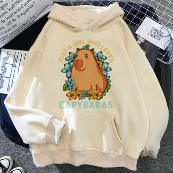 Capybara hoodies γυναικεία 90s 2023 y2k αισθητική έλξη θηλυκό μακρυμάνικο πουλόβερ