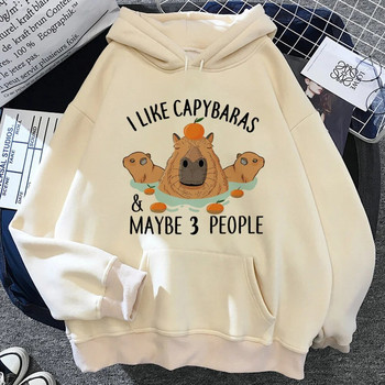 Capybara hoodies γυναικεία 90s 2023 y2k αισθητική έλξη θηλυκό μακρυμάνικο πουλόβερ