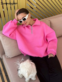 „Sumuyoo“ dideli gobtuvai ir megztiniai moterims rudens žiemai, stori, šilti vilnoniai megztiniai, mergaičių gatvės apranga, laisvi megztiniai