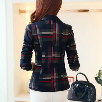 Ανοιξιάτικο φθινοπωρινό γυναικείο σακάκι μπλέιζερ Νέο δικτυωτό με ένα κουμπί λεπτό κομψό, καθημερινό γραφείο Slim Chic Street Γυναικεία παλτό Μπλούζες