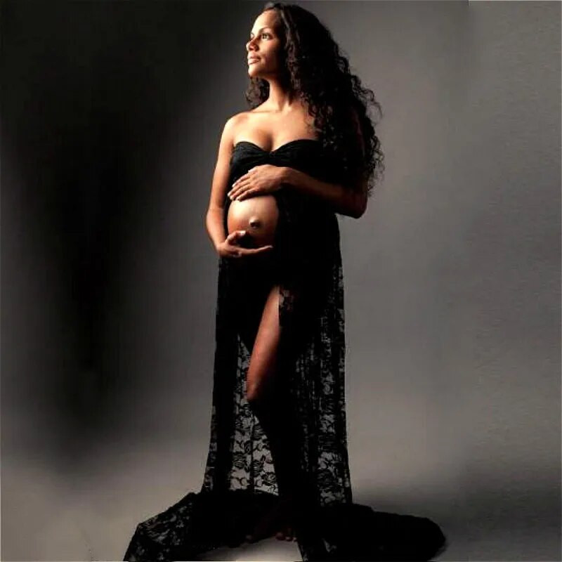 Sieviešu kleita grūtniecēm fotografēšanai fotosesijai Vasaras mežģīņu kleita grūtniecēm Grūtnieču apģērbi