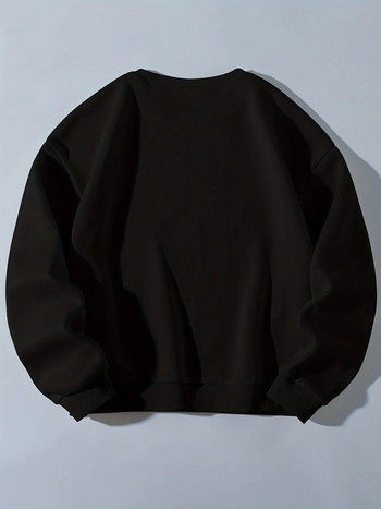 Дамски есенно-зимни пуловери черни широки голям размер