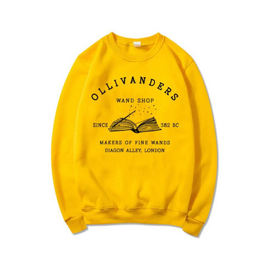 „Wizard Book Shop“ megztinis „HP Sweater Magic Wizard Hoodies“ Moteriški megztiniai ilgomis rankovėmis „Book Nerd Pullover“ gerbėjų dovanų gobtuvas
