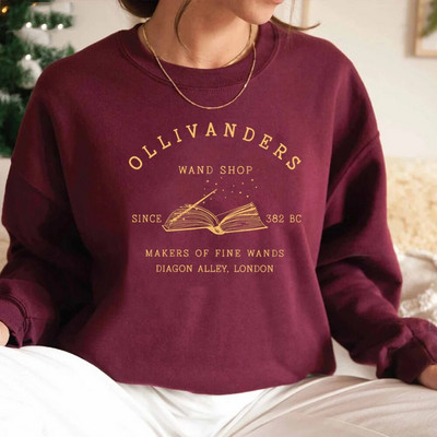 „Wizard Book Shop“ megztinis „HP Sweater Magic Wizard Hoodies“ Moteriški megztiniai ilgomis rankovėmis „Book Nerd Pullover“ gerbėjų dovanų gobtuvas
