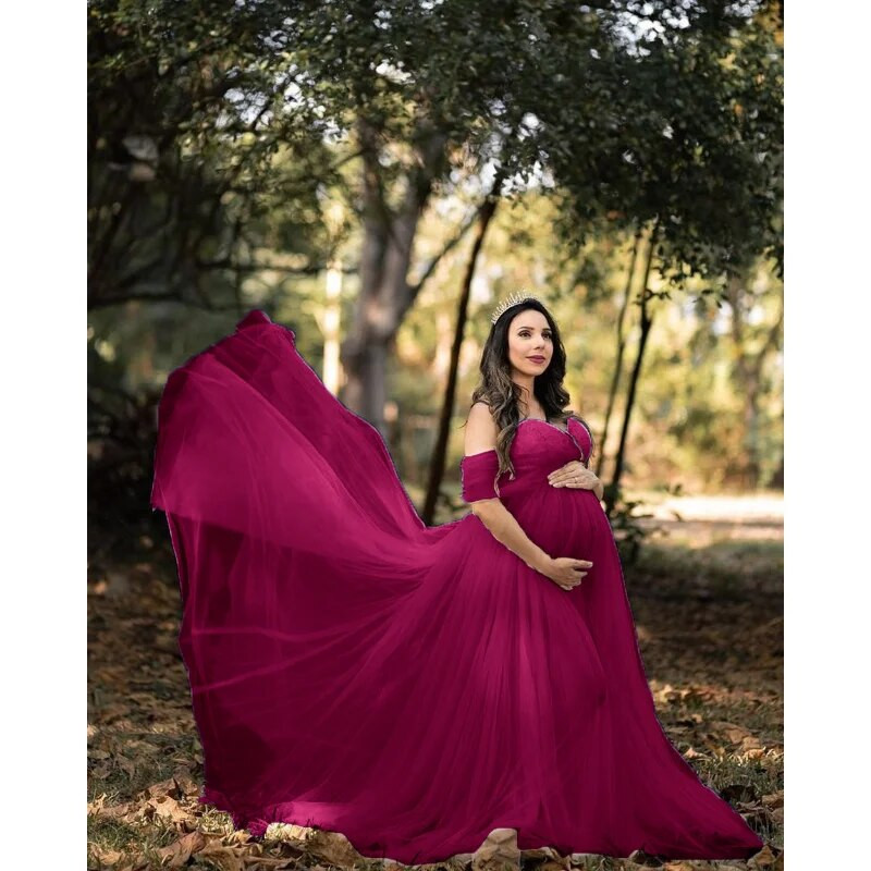 Õlavaba raseduskleit fotosessiooniks Pits raseduskleidid rasedate naiste kleit fotograafia rekvisiidid fotosessiooniks