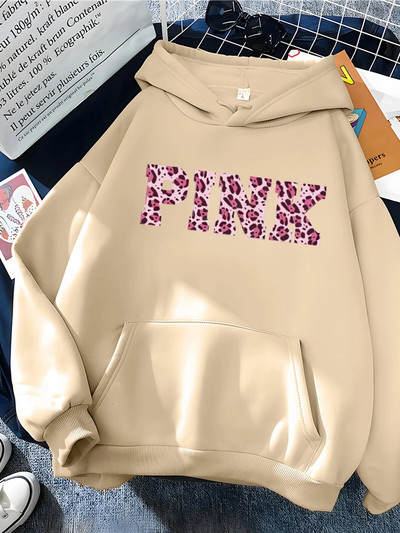 Hirsionsan Gothic Letter Hoodie για γυναίκες Μαλακά, χαλαρά αθλητικά ρούχα Γυναικεία φούτερ ζεστά φλις γυναικεία ρούχα 2023