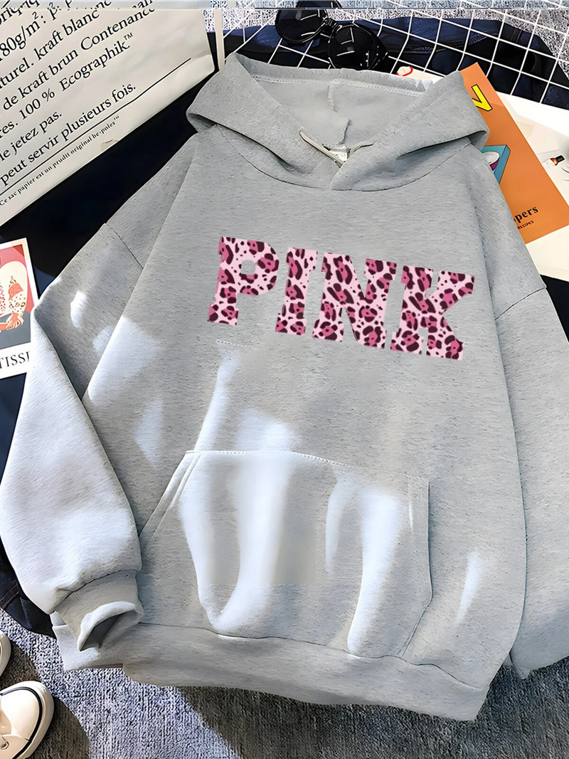 Hirsionsan Gothic Letter Hoodie για γυναίκες Μαλακά, χαλαρά αθλητικά ρούχα Γυναικεία φούτερ ζεστά φλις γυναικεία ρούχα 2023