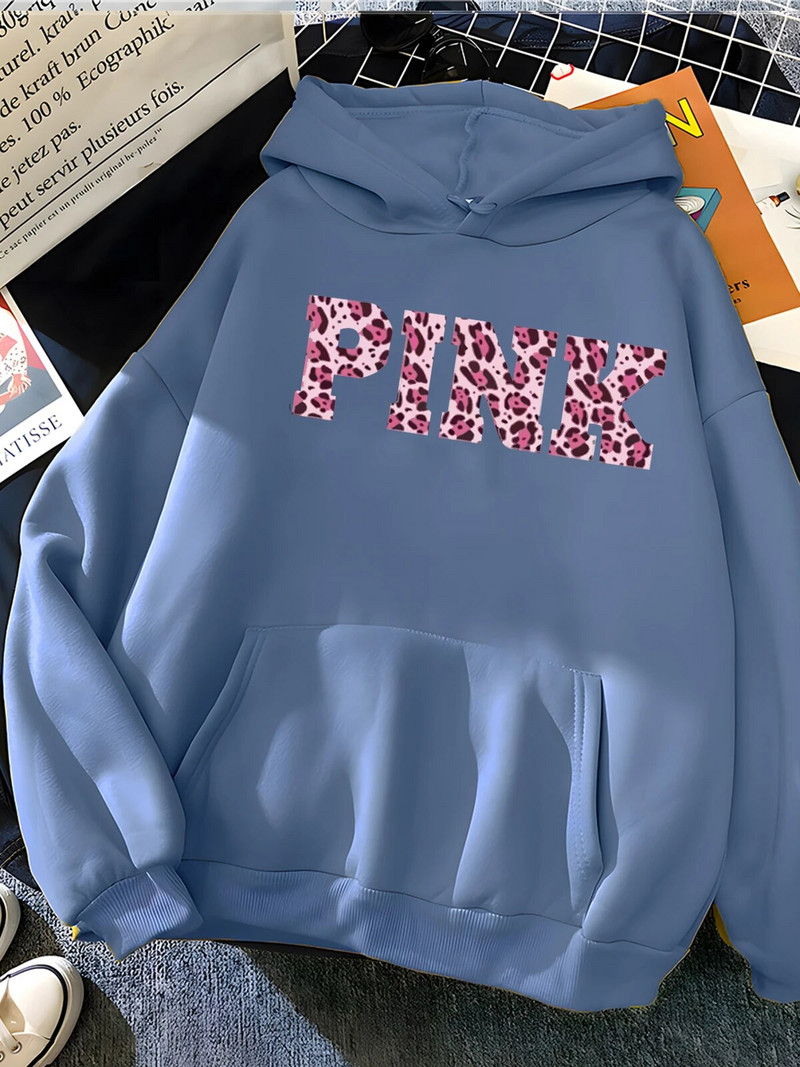 Hirsionsan Gothic Letter Hoodie για γυναίκες Μαλακά, χαλαρά αθλητικά ρούχα Γυναικεία φούτερ ζεστά φλις γυναικεία ρούχα 2023