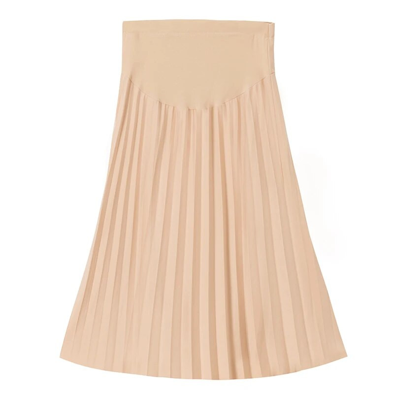 8458# Sügis-talv korea mood, plisseeritud rasedate seelikud, elastne vöökoht kõht lahtised riided rasedatele.