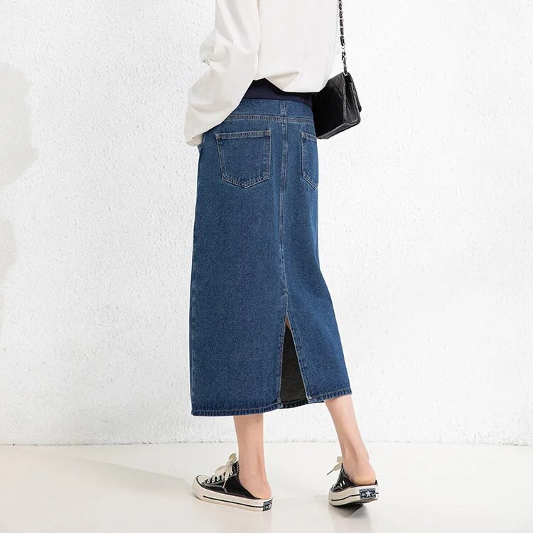 Moodsad rasedatele mõeldud teksaseelikud rasedatele naistele mõeldud rasedate talveseelik pikk, suur rasedaseelik