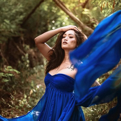 Pitsist šifoonist rasedate kleidid, lõhestatud esiosa, pikk rasedusfotograafia kleit rasedate naiste maksikleit fotorekvisiidiks 2020 UUS