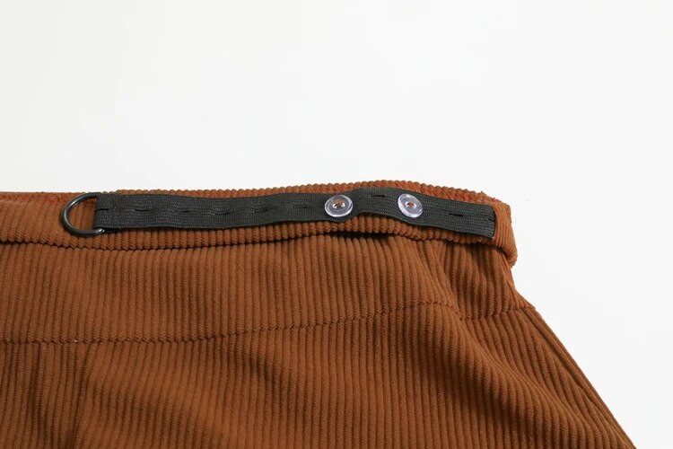 Nėščios moters sijonas su pilvu, ilgas laisvas aukštu juosmeniu nėščiųjų A linijos velvetinis sijonas su kišenėmis Ilgi laisvi nėštumo drabužiai