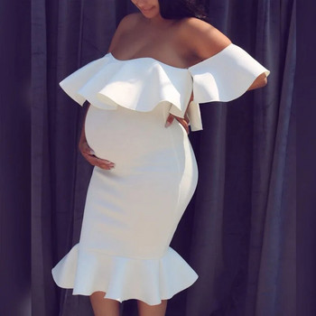 Off Shoulder Φορέματα εγκυμοσύνης για φωτογράφηση Φορέματα εγκυμοσύνης Φορέματα για έγκυες γυναίκες Φορέματα εγκυμοσύνης