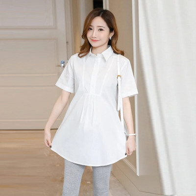 Emotion Moms Široka trudnička odjeća Kratke trudničke majice Majica za dojenje Majica kratkih rukava za trudnice Odjeća za dojenje