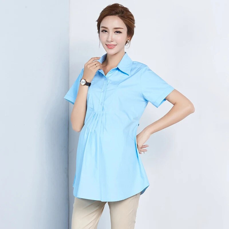 Emotion Moms Široka trudnička odjeća Kratke trudničke majice Majica za dojenje Majica kratkih rukava za trudnice Odjeća za dojenje