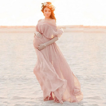 Φορέματα εγκυμοσύνης για φωτογράφιση σιφόν φόρεμα εγκυμοσύνης Photography στηρίγματα Φορέματα για έγκυες γυναίκες Ρούχα 2023 Νέο