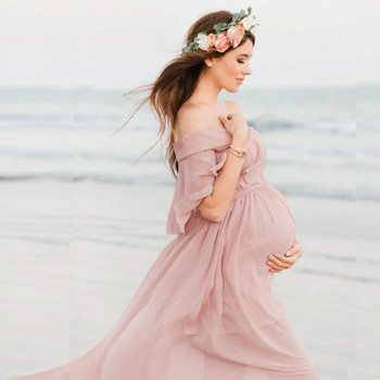 Φορέματα εγκυμοσύνης για φωτογράφιση σιφόν φόρεμα εγκυμοσύνης Photography στηρίγματα Φορέματα για έγκυες γυναίκες Ρούχα 2023 Νέο