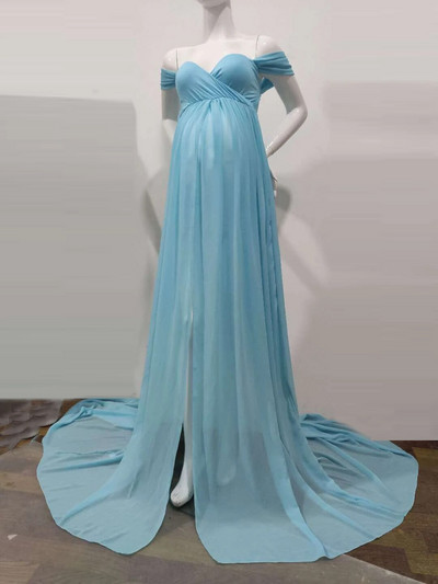 Seksikad rasedakleidid fotosessiooniks Raseduskleidid pildistamiseks õlgade toetamine Maxi kleidid Rasedate riided