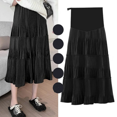 Sügisene soe rasedaseelik Pikk moodne villane ruuduline rasedaseelik rasedatele A-seeria rasedaseelik 2021 uustulnuk