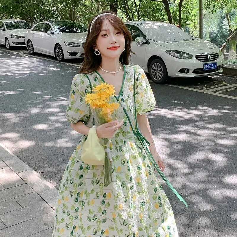 Drabužiai nėščiosioms Nešioti vasariškai Moterų Nėščioms Suknelės Žalios Kasdienės Mergaitės Nėščios Aprangos Chalatai Saldūs Drabužiai