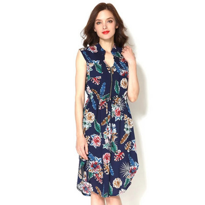 Uued suvised rasedate kleidid, stiilis varrukateta sulgedeta mustriga naiste imetamiskleit rasedatele naistele imetamisseelik