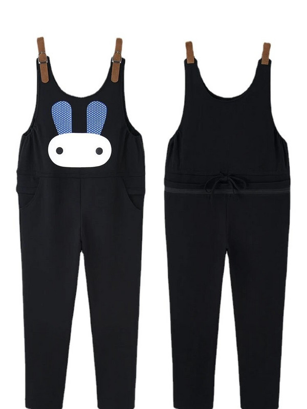 Nėščioms moteriškos petnešėlės Pavasario mada Nėščioms moteriškos kelnės Kombinezonas Didelis dydis Nėščioms Drabužiai Ruduo žiema