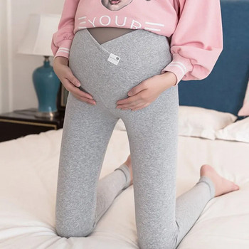 801# Across V Χαμηλή μέση κοιλιά βαμβακερό κολάν εγκυμοσύνης Άνοιξη casual skinny παντελόνι Ρούχα για έγκυες γυναίκες Φθινοπωρινή εγκυμοσύνη