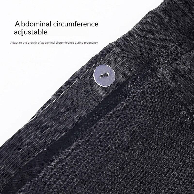 Motinystės antblauzdžiai žieminiai stori, šilti besiūliai termo apačia nailono pilvo jogos kelnės Drabužiai nėščioms moterims Nėštumas rudenį rudenį