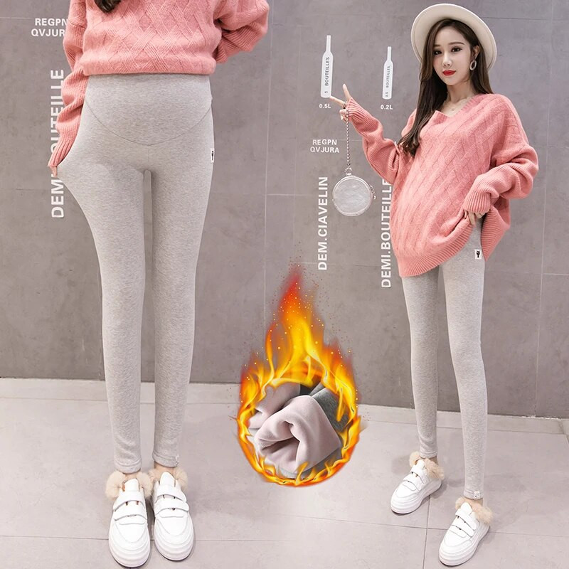 Šilti antblauzdžiai nėščiosioms Elastinės aukšto juosmens juostelės Kelnės Nėštumo Sportiniai Drabužiai Nėščioms Fitneso Kelnės siauros