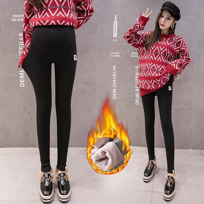 Šilti antblauzdžiai nėščiosioms Elastinės aukšto juosmens juostelės Kelnės Nėštumo Sportiniai Drabužiai Nėščioms Fitneso Kelnės siauros