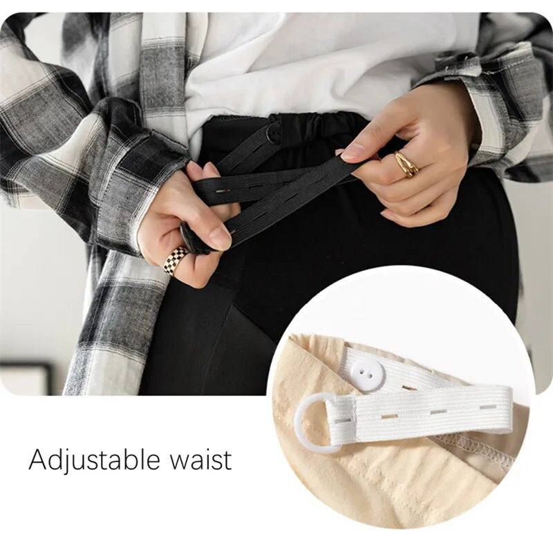 Raseduse tööpüksid Raseduspüksid kõrge vöökohaga Raseduskontoris Kandke riided Elegantne kõhuregulaator Solid