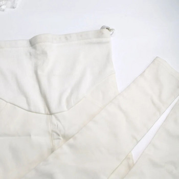 Долни панталони за бременни жени Пролетен и есенен стил Фитнес повдигащи корема Меки и удобни спортни панталони