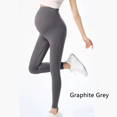 Grūtnieču bikses Legingi Jogas Bikses Sievietēm Pelēks ML XL Augsts viduklis Ātri žūstošs Augsts Elastīgs Elastīgs Drošs Sports Ikdienas