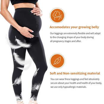 Γυναικείο κολάν εγκυμοσύνης πάνω από την κοιλιά Παντελόνι γιόγκα εγκυμοσύνης Active Wear Κολάν προπόνησης Εσώρουχα Bot Lifter Shapewear