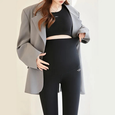 Κομψό κολάν εγκυμοσύνης Άνευ ραφής υποστήριξη κοιλιάς Παντελόνι εγκυμοσύνης Ρούχα εγκυμοσύνης