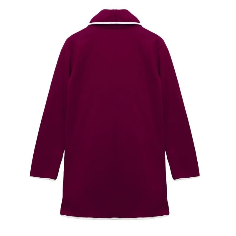 2022 m. rudens žiemos ilgas megztinis moteriškas laisvalaikio moteriškas kišeninis megztinis megztinis Megzti megztiniai Visi tinkantys nėščiosios paltai