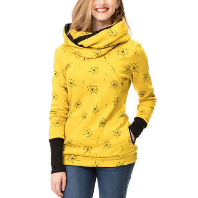 Rasedatele naistele imetavatele naistele mõeldud kampsun kapuutsiga kampsun, hele kootud kampsun Naiste pikad kardiganid pikkade varrukatega