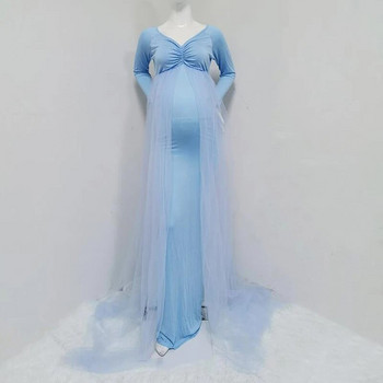 Φόρεμα εγκυμοσύνης για φωτογράφιση φθινόπωρο χειμώνα 2022 Νέα σέξι μακρυμάνικα ρούχα εγκυμοσύνης για έγκυες γυναίκες φορέματα πάρτι