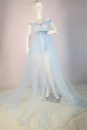 2023 New Fashion Photography Maternity Φορέματα από τούλι Φορμάκια για έγκυες γυναίκες Φωτογραφικό φόρεμα με φόρεμα από τούλι