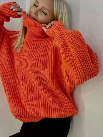 Есен Зима Топли дебели дрехи за бременни Premama Дълъг пуловер Ежедневни женски дамски плътен плетен пуловер Блузи Пуловер Топ