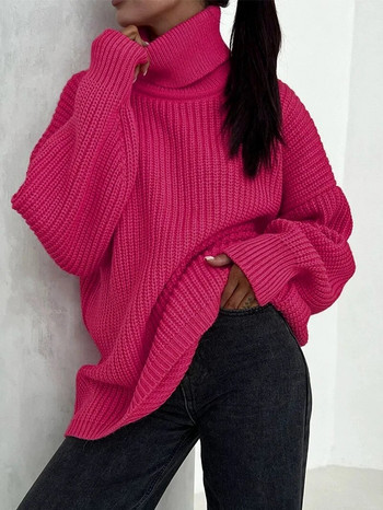 Есен Зима Топли дебели дрехи за бременни Premama Дълъг пуловер Ежедневни женски дамски плътен плетен пуловер Блузи Пуловер Топ