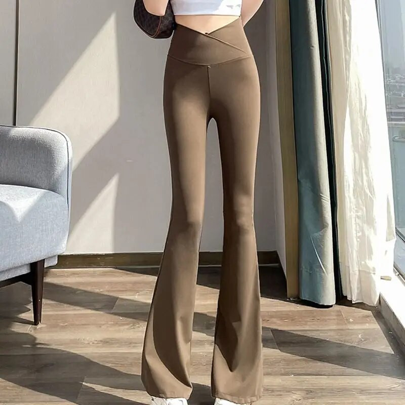 Raseduse jooga madala vöökohaga püksid suveks sügiseks uued rõivad rasedatele moes Solid Rasedus Flare Shark säärised