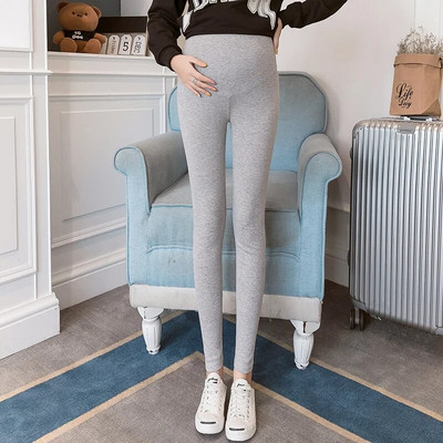 Naine Suures suuruses püksid Rasedatele Rasedatele Riided Püksid Ropa Reguleeritav vöökoht Pehme õhuke elastsed säärised Mujer Embarazada Premama