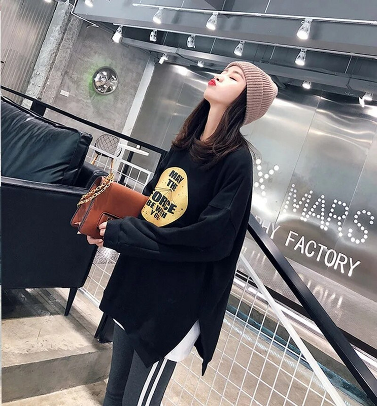 Pavasario rudens rūbai nėščiosioms Premama ilgomis rankovėmis megztiniai Megztiniai nėščioms moterims, džemperis su apatiniu iškirpimu, palaidinės plius dydis